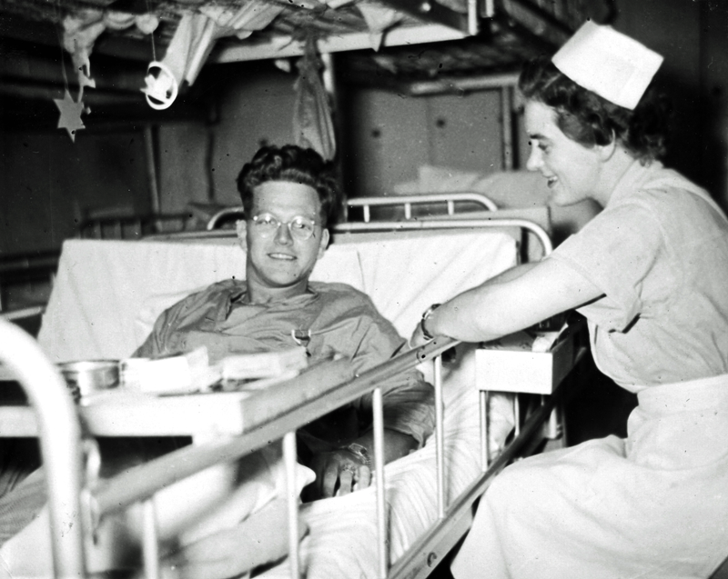 Forholdene på Jutlandia var langt bedre for de sårede soldater end på de amerikanske hospitalsskibe, og der gik det rygte, at amerikanerne udtrykkeligt bad om at komme på Jutlandia, hvis de blev såret.