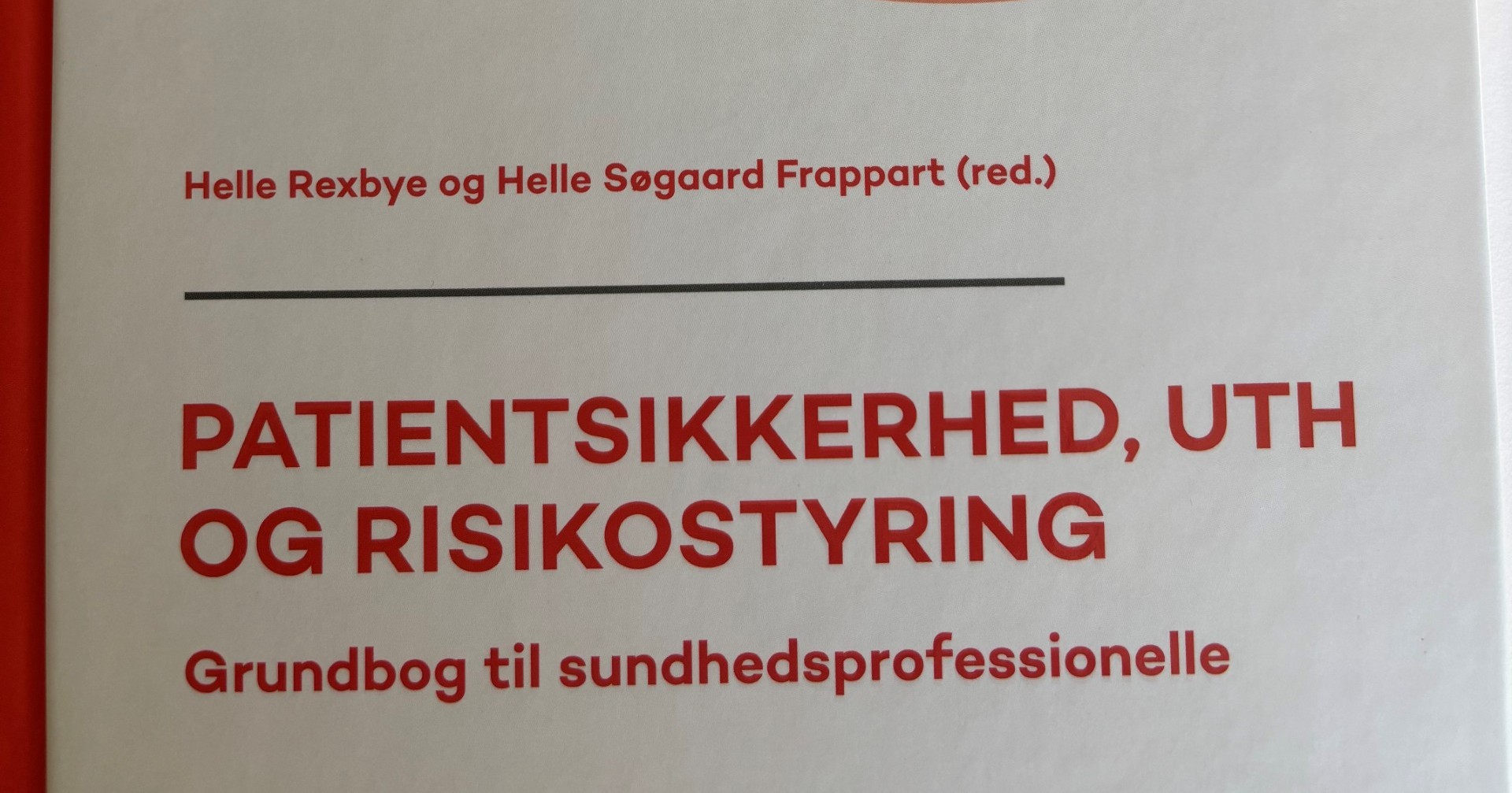 Patientsikkerhed Uth Og Risikostyring 1