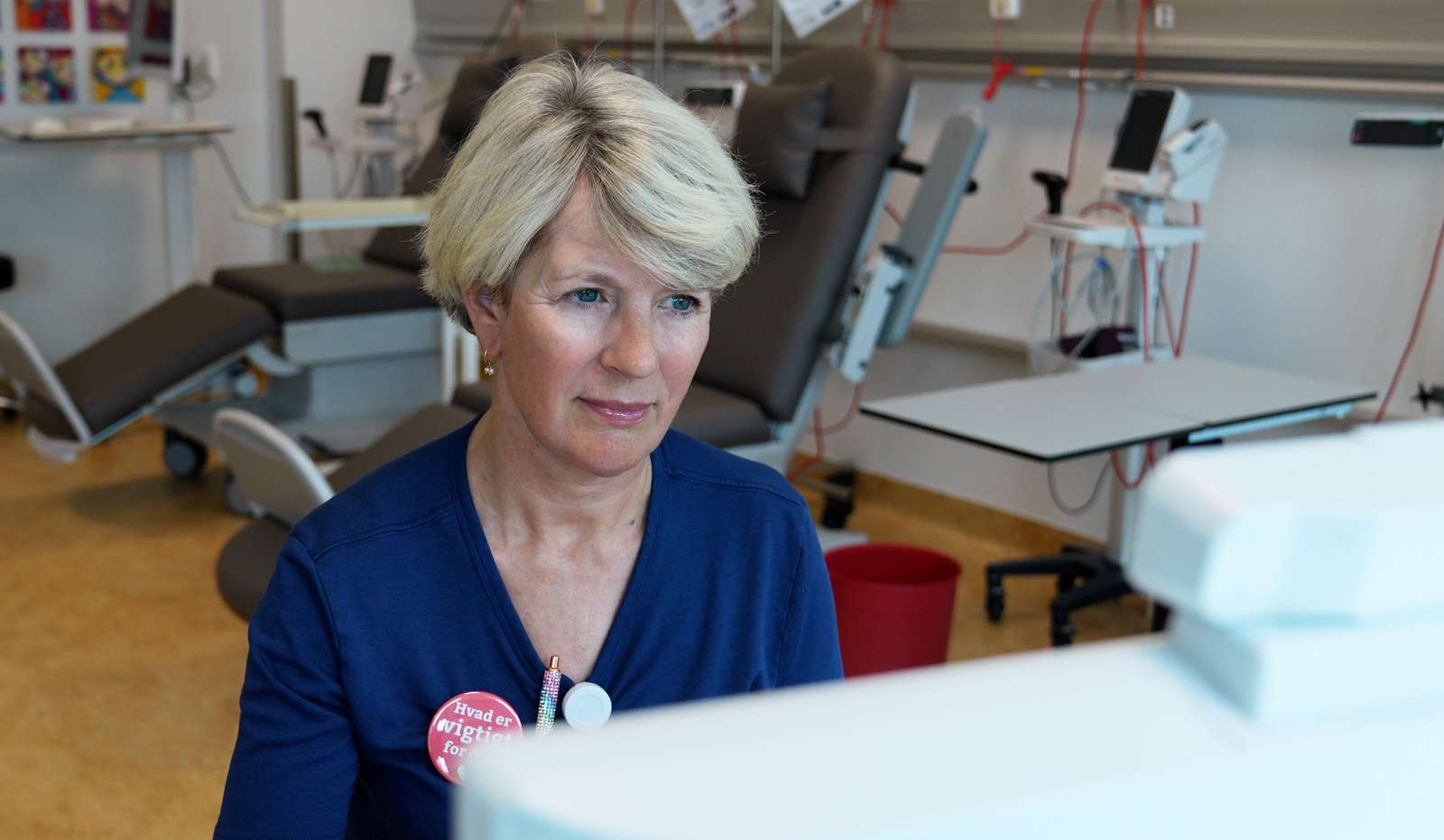 Helle Krüger, sygeplejerske, har oplevet gener af overgangsalderen.
