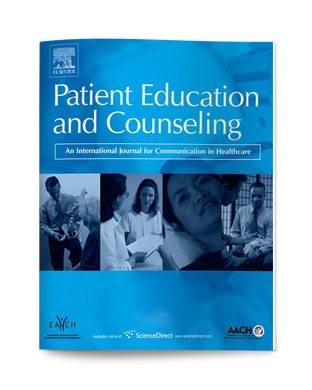 Patient Educationand and Counseling cover