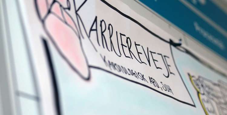 Sygeplejerskers karriereveje vises på plakat 69663217