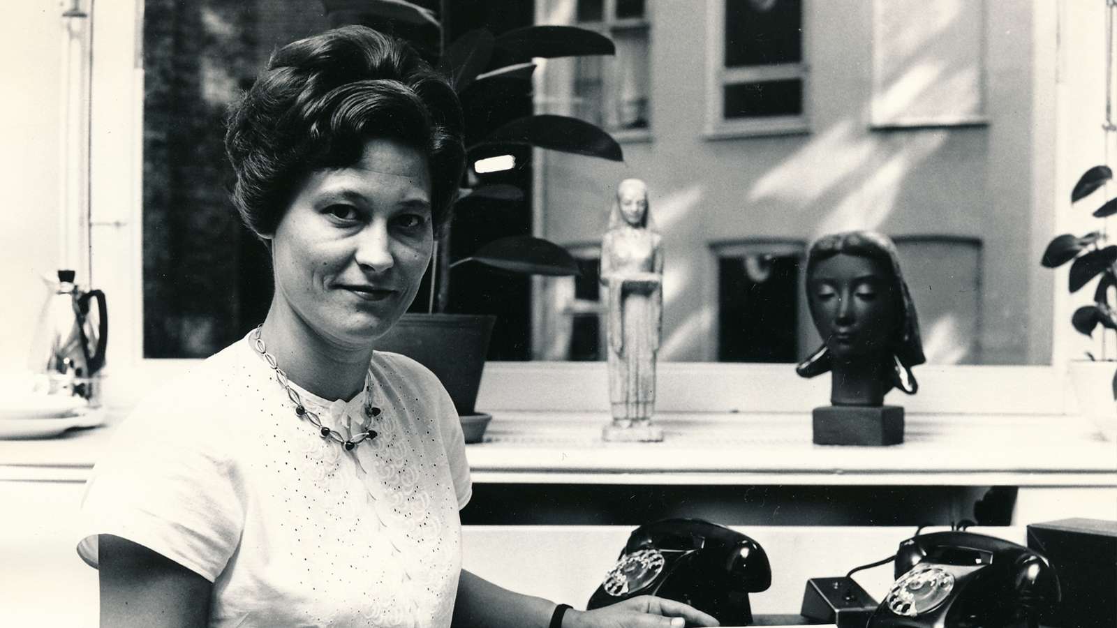 Kirsten Stallknecht som formand for Dansk Sygeplejeråd 1968