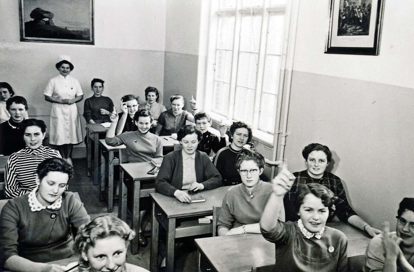 Undervisning på Børkop Sygeplejeforskole i 1960erne