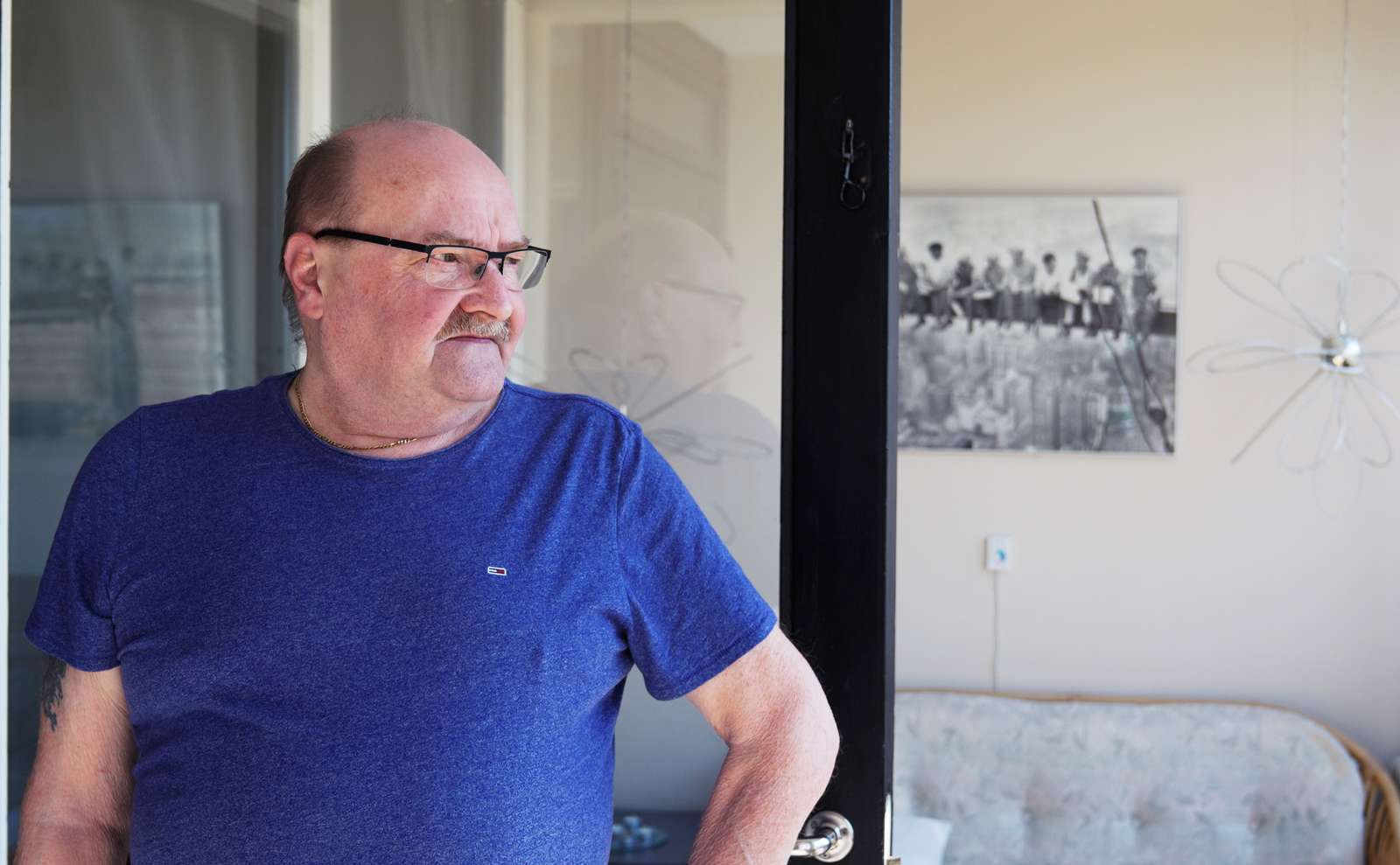 Johnny René Frederiksen er tilknyttet det udgående lungeteam i Aarhus.