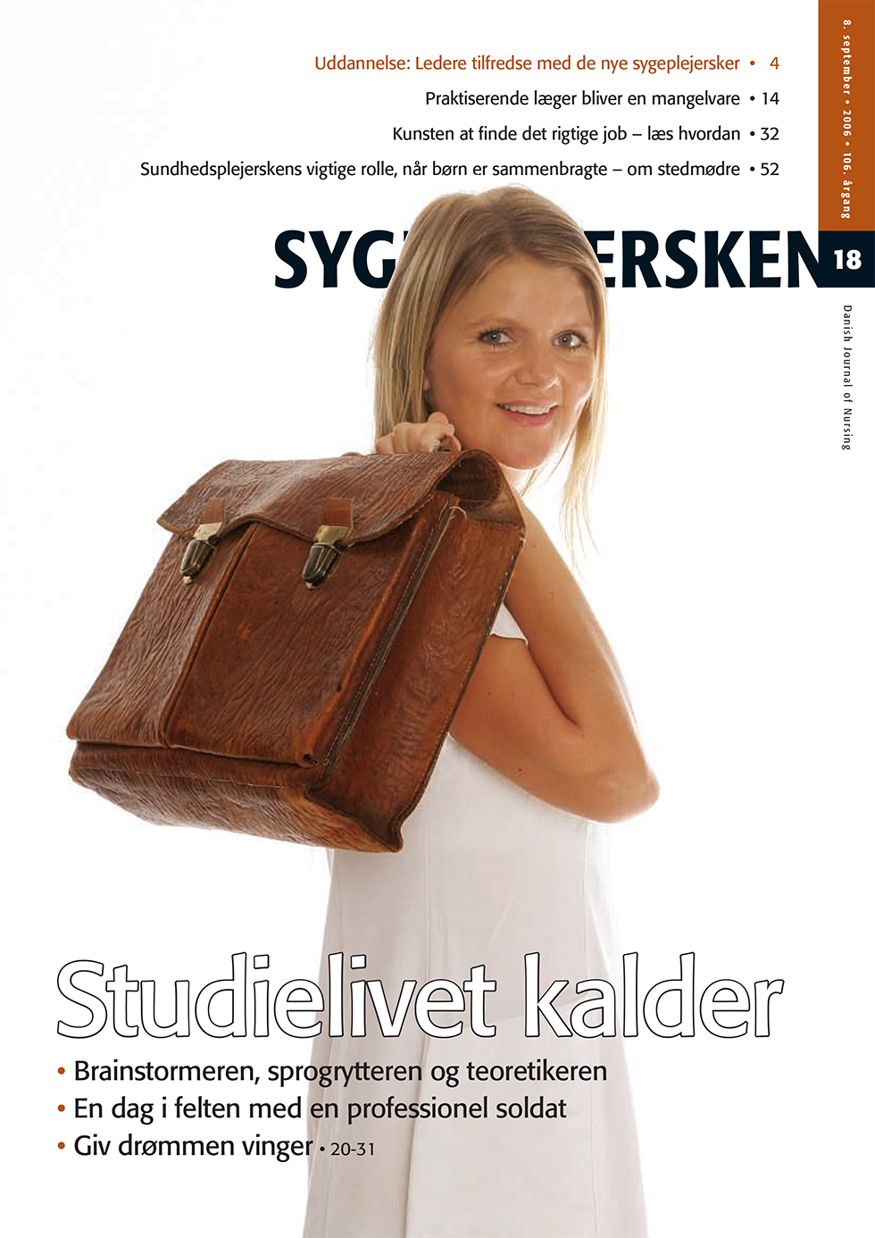 Sygeplejersken_2006_18 - magasinforsiden