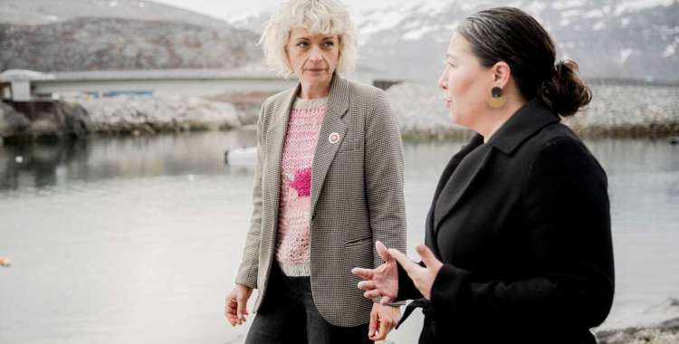 Dorthe Boe Danbjørg og Navarana Johansen