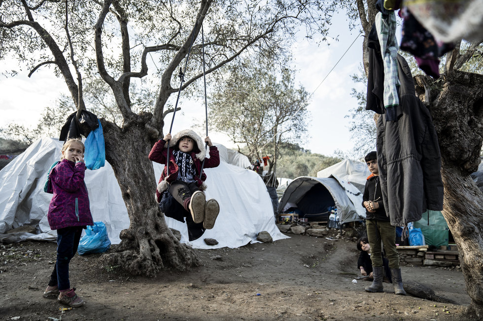 Flygtningelejr Lesbos, Moria