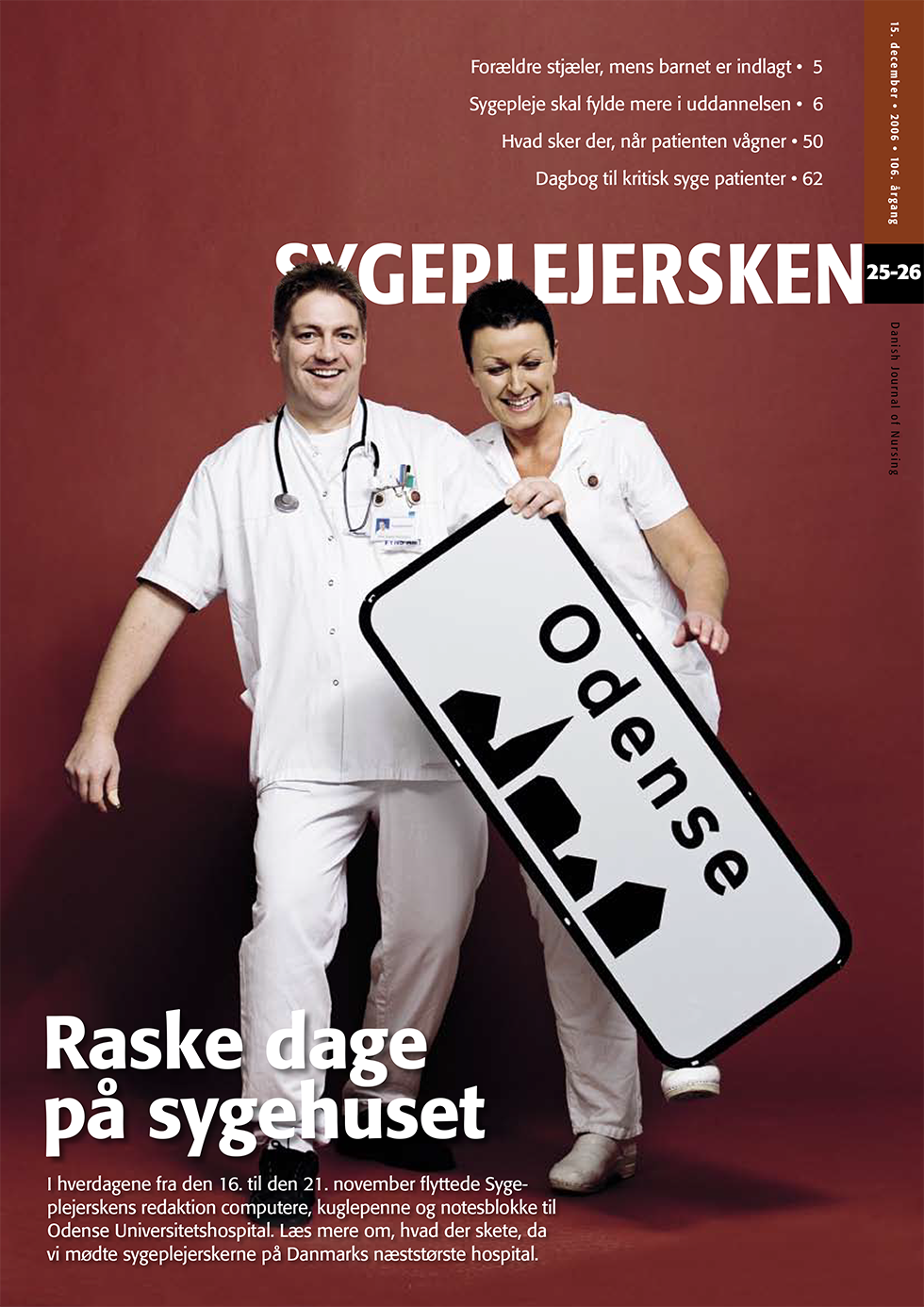 Sygeplejersken_2006_25 - magasinforsiden