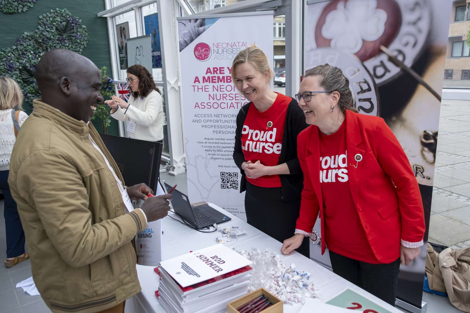 God stemning og mange besøg i Dansk Sygeplejeråd, Kreds Nordjyllands bod.