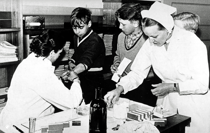 Tuberkulosevaccination 1954