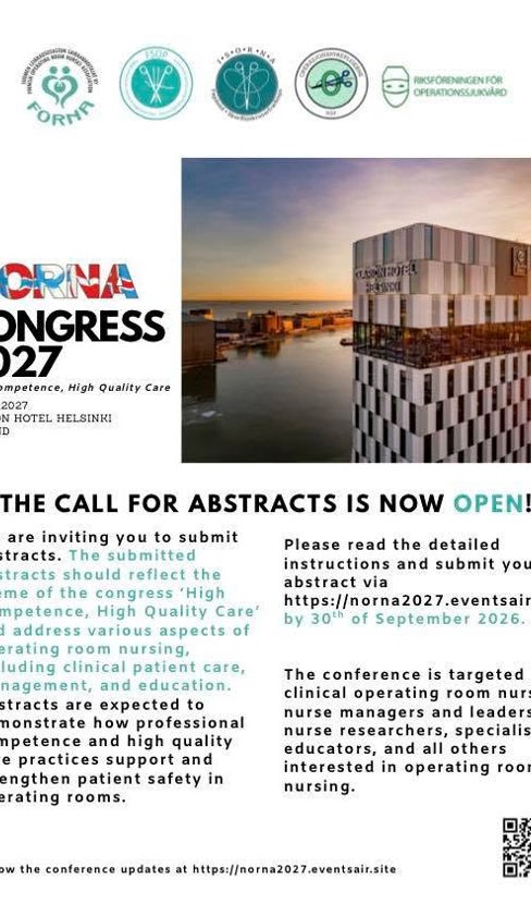 Call for abstracts til NORNA kongres 2027 i Helsinki