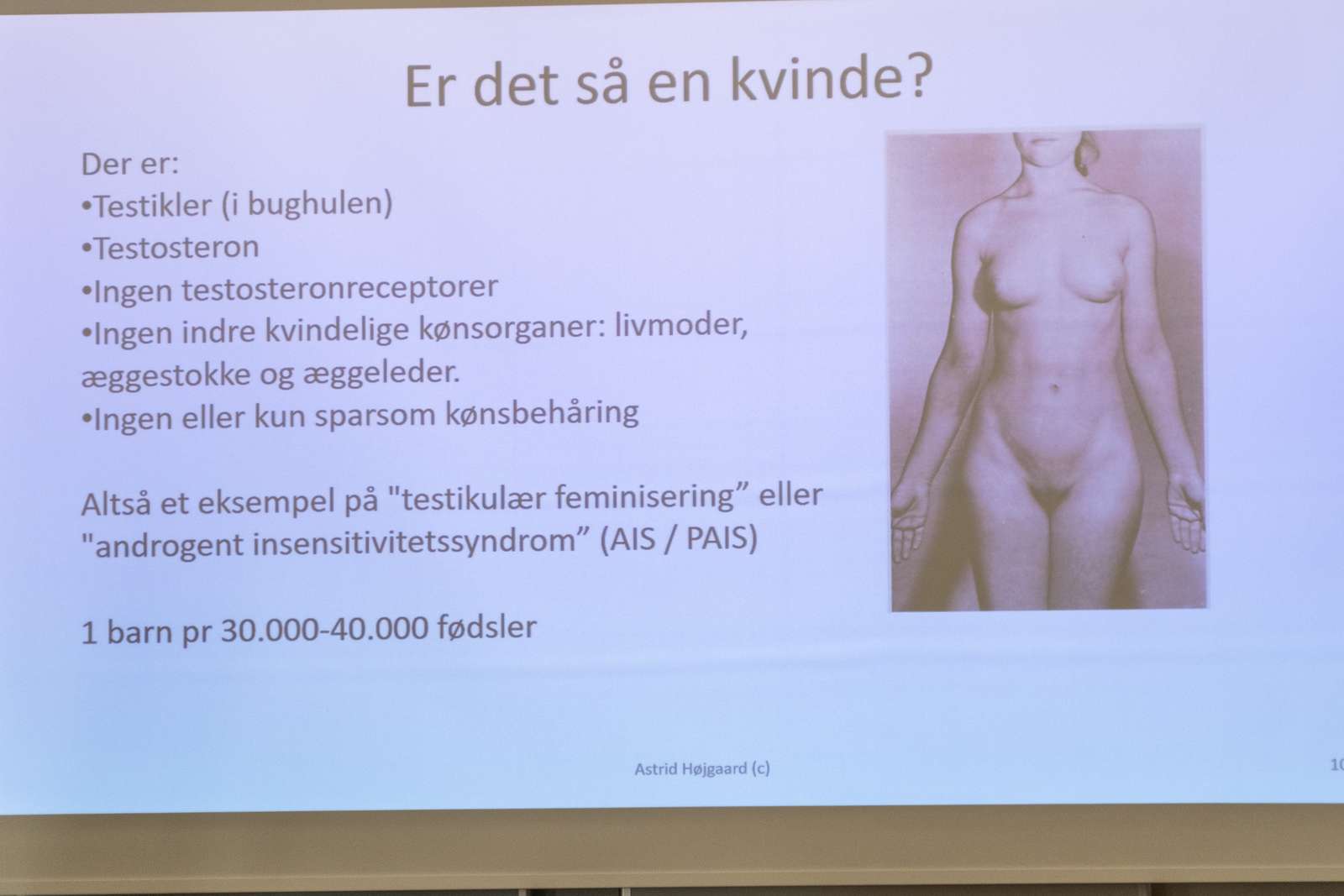 Er det så en kvinde?