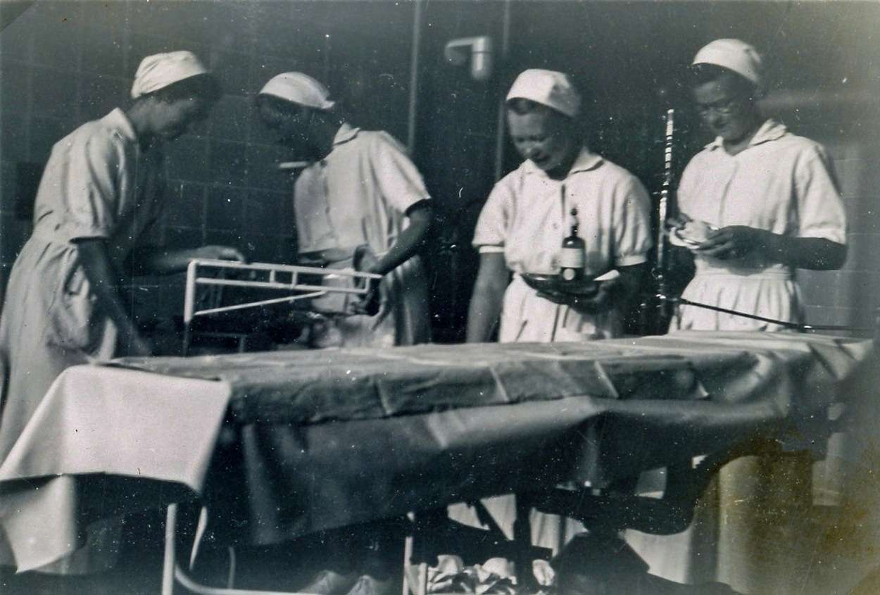 Personale på OP Aalborg Kommunehospital 1942