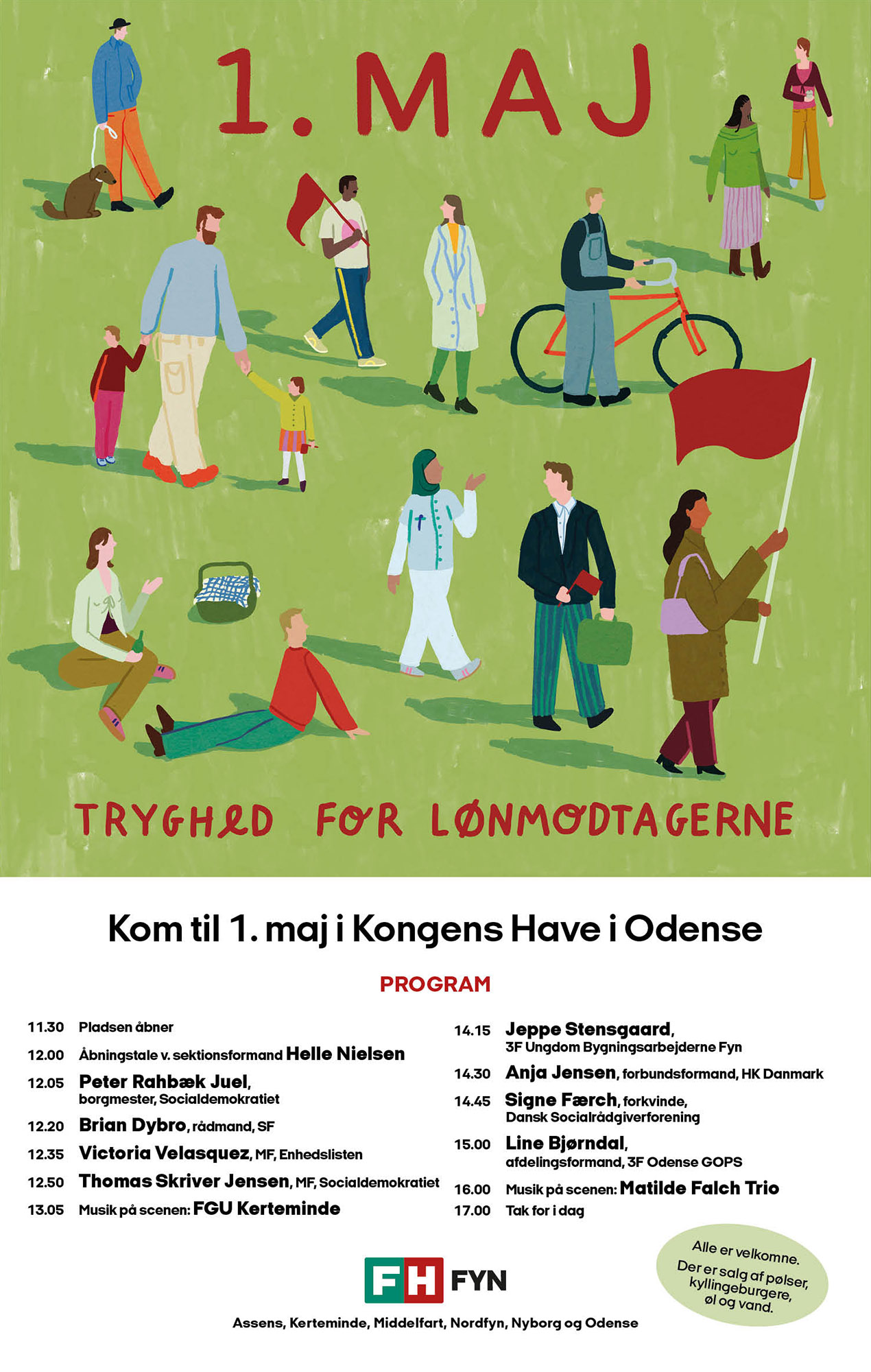 1. maj i Kongens Have 2025