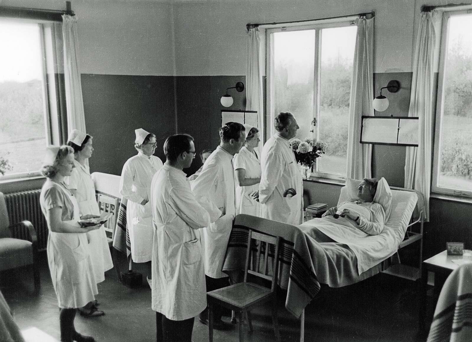 Stuegang på Skælskør Gigtsanatorium 1943