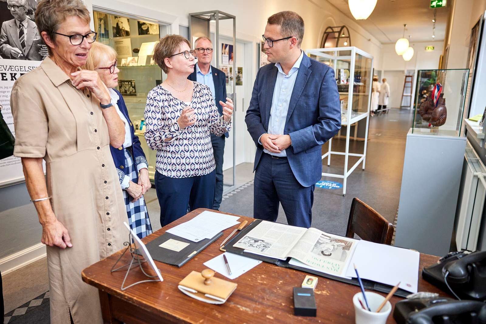 Fra åbningen af Kirsten Stallknecht-udstilling 2022