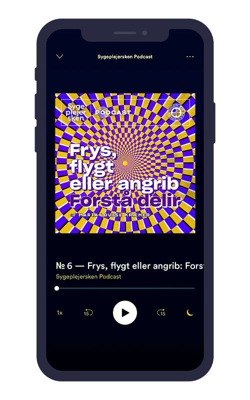 Podcast - Frys, flygt eller angrib. Forstå delir