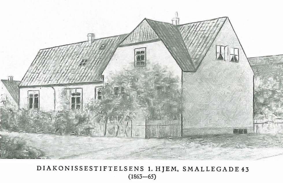 Det første diakonissehus i Smallegade på Frederiksberg