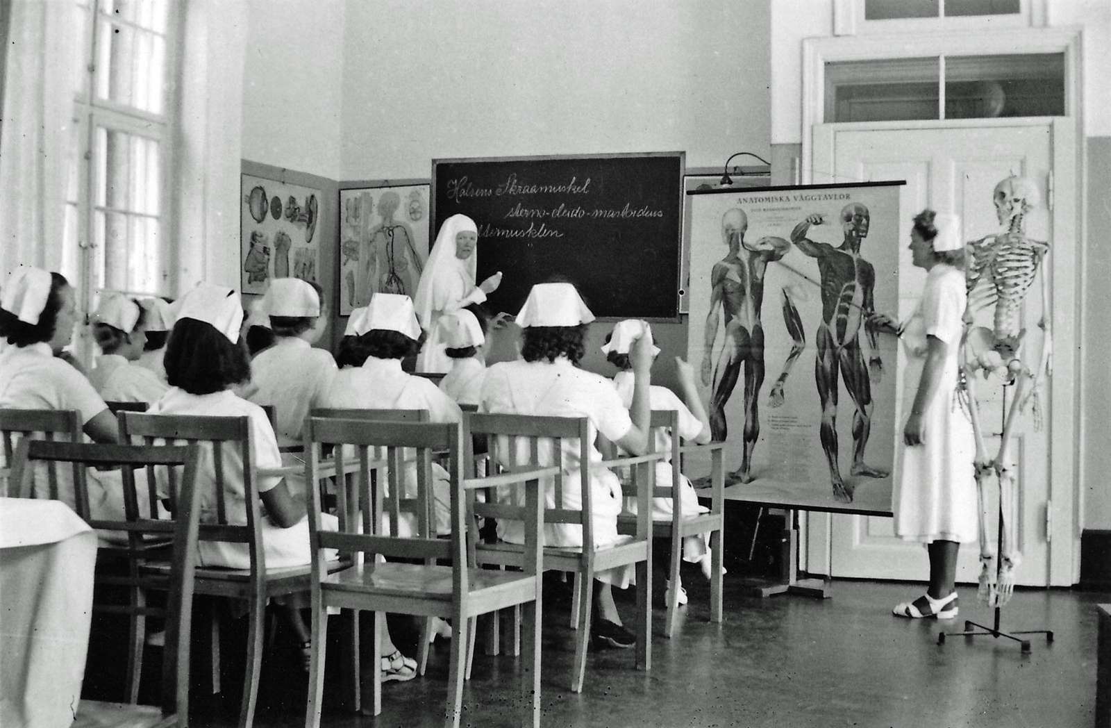 Anatomitime på Sct. Joseph Hospital 1948
